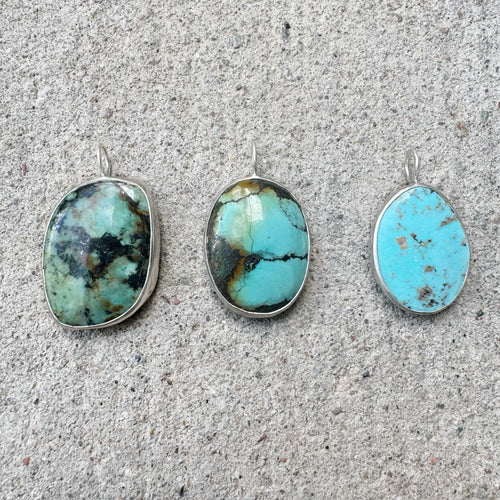 OOAK Turquoise Charms