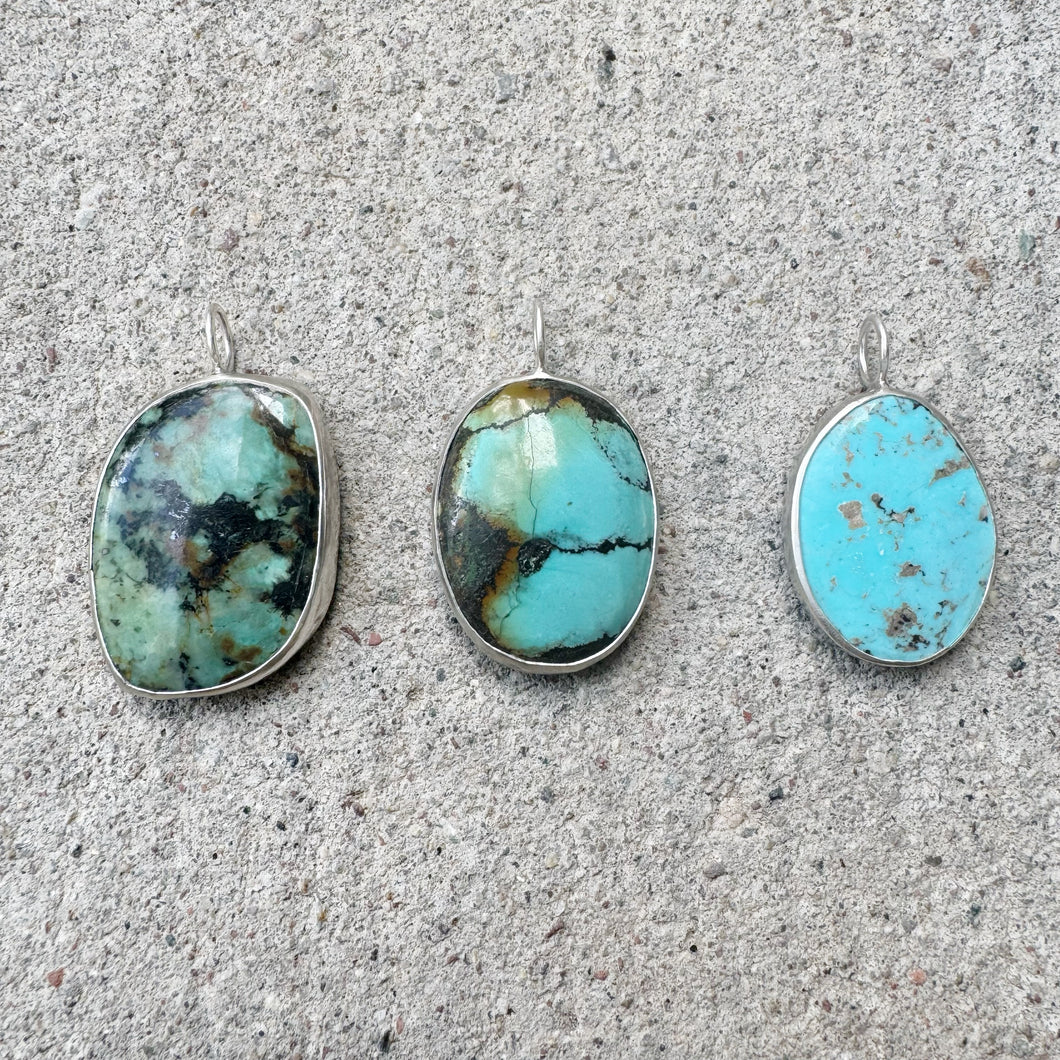 OOAK Turquoise Charms