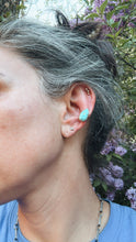 Load image into Gallery viewer, Turquoise Ear Cuff Gold