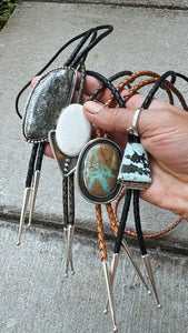 Pyrite Bolo Tie