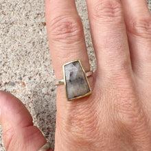 Load image into Gallery viewer, Sapphire Stacker Ring Sz 7