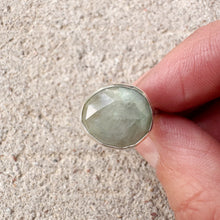 Load image into Gallery viewer, Peruvian Blue Opal Ring Sz 8