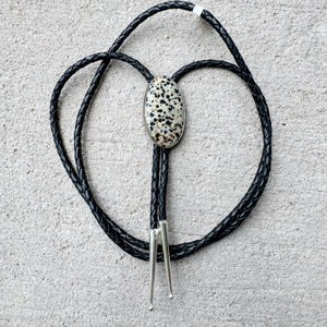 Dalmatian Jasper Bolo Tie