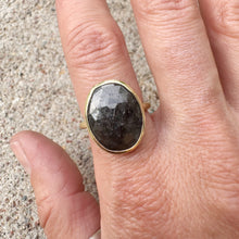 Load image into Gallery viewer, Sapphire Stacker Ring Sz 8