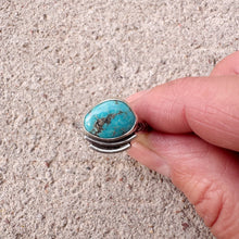 Load image into Gallery viewer, Turquoise Zenith Ring Sz 8