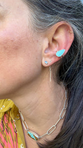 Kingman Turquoise Ear Cuff