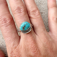Load image into Gallery viewer, Turquoise Zenith Ring Sz 8