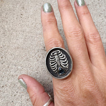 Load image into Gallery viewer, Tourmaline Rib Cage Ring