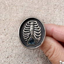 Load image into Gallery viewer, Tourmaline Rib Cage Ring