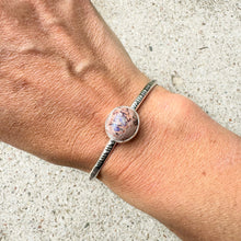 Load image into Gallery viewer, Stamped Stone Cuff Opal