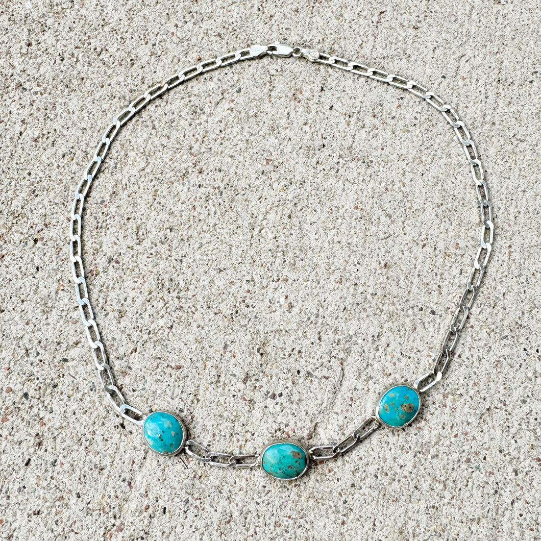 Multi-Turquoise Choker