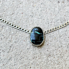 Load image into Gallery viewer, Black Buffalo Turquoise Necklace