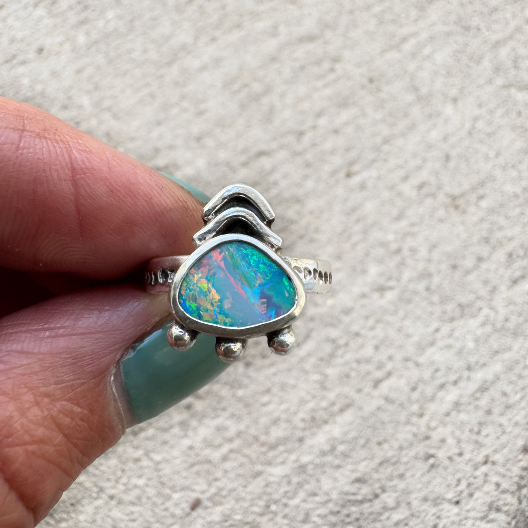 Opal Zenith Ring Sz 5 3/4