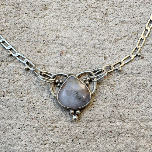 Sapphire Bauble Necklace