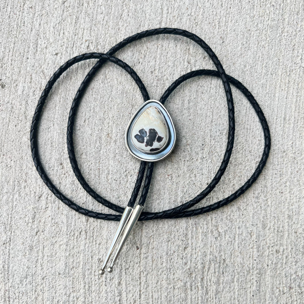 Dalmatian Jasper Bolo Tie