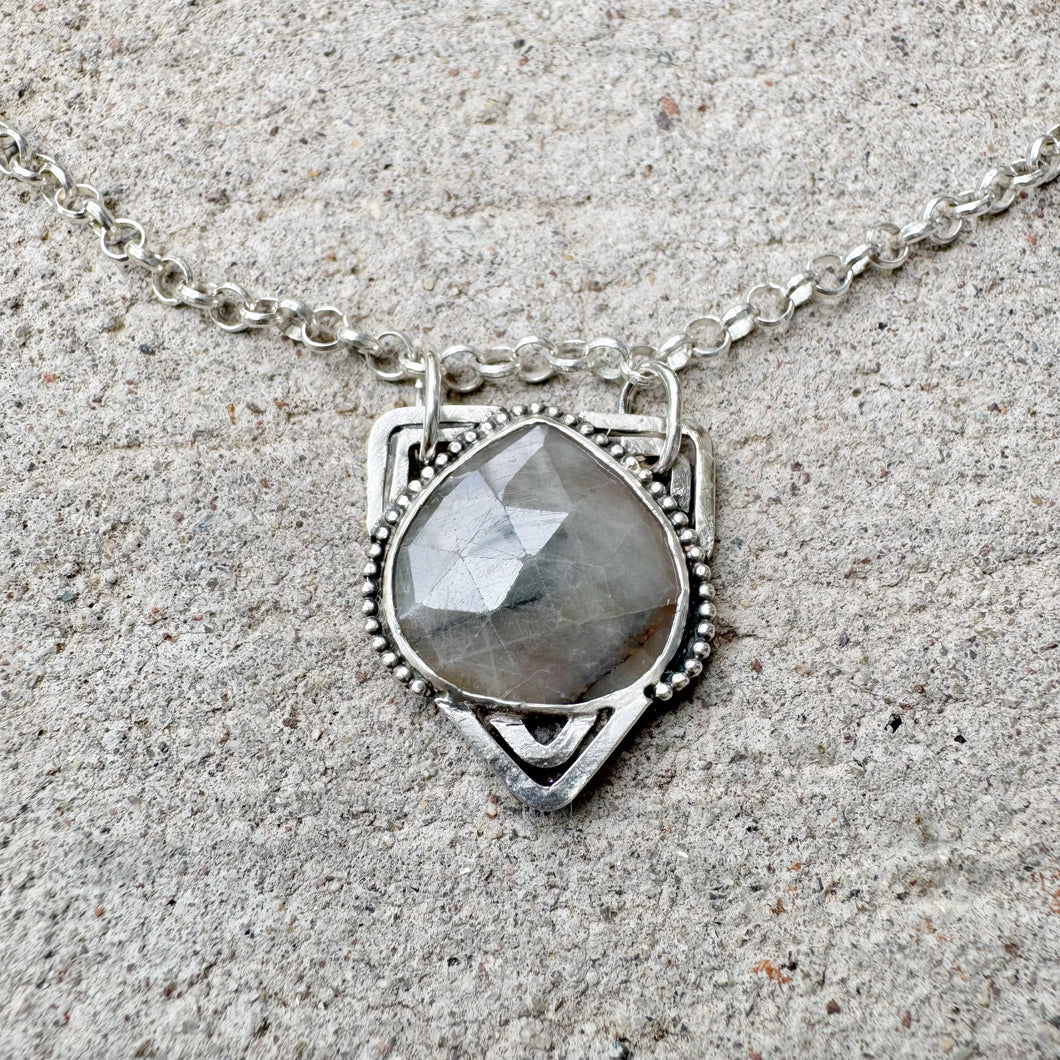 Sapphire Bauble Necklace (Copy)