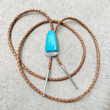 Load image into Gallery viewer, Kingman Turquoise Bolo Tie