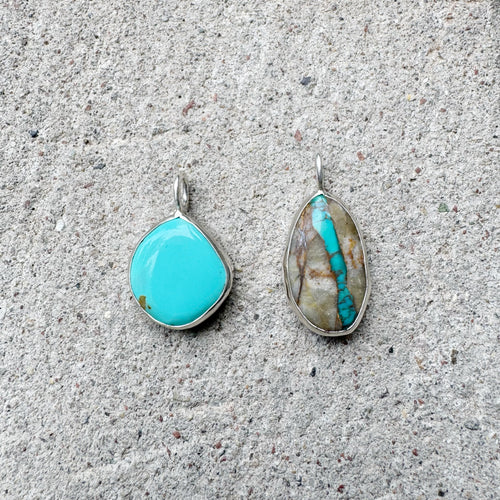 OOAK Turquoise Charms
