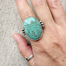 Load image into Gallery viewer, Turquoise Alice Ring Sz 8
