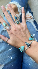 Load image into Gallery viewer, Wanderlust Ring Emerald &amp; Opal Sz 6
