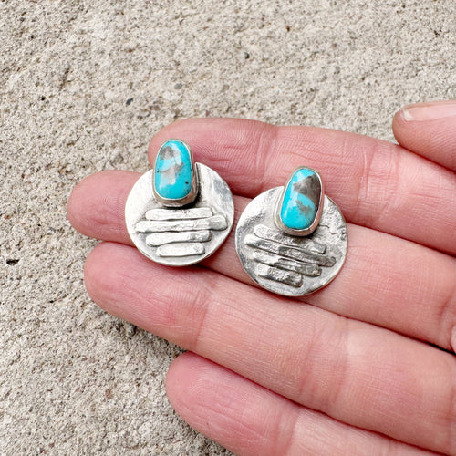 Turquoise Statement Studs