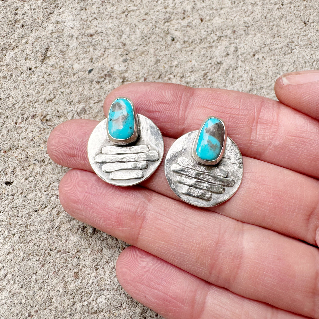 Turquoise Statement Studs
