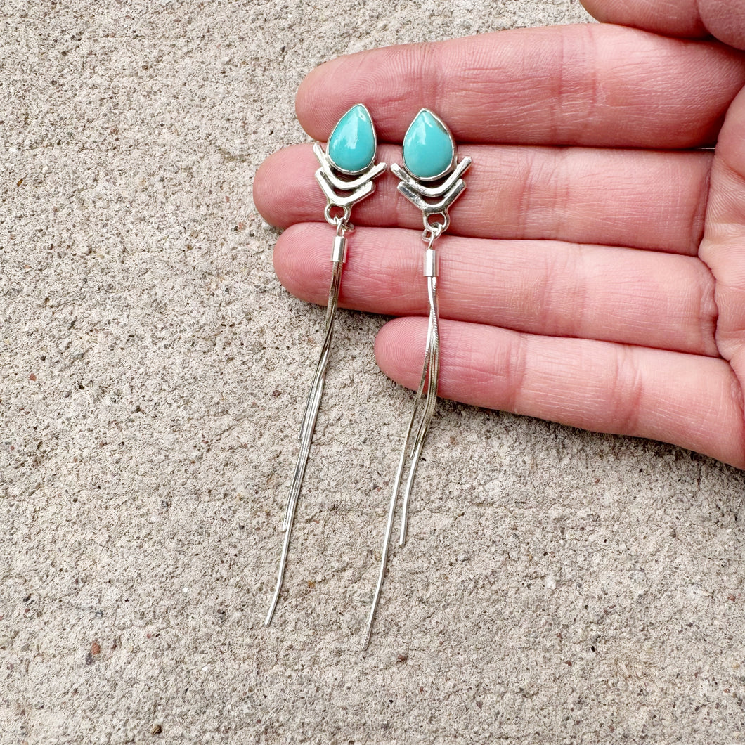 Turquoise Chevron Dusters