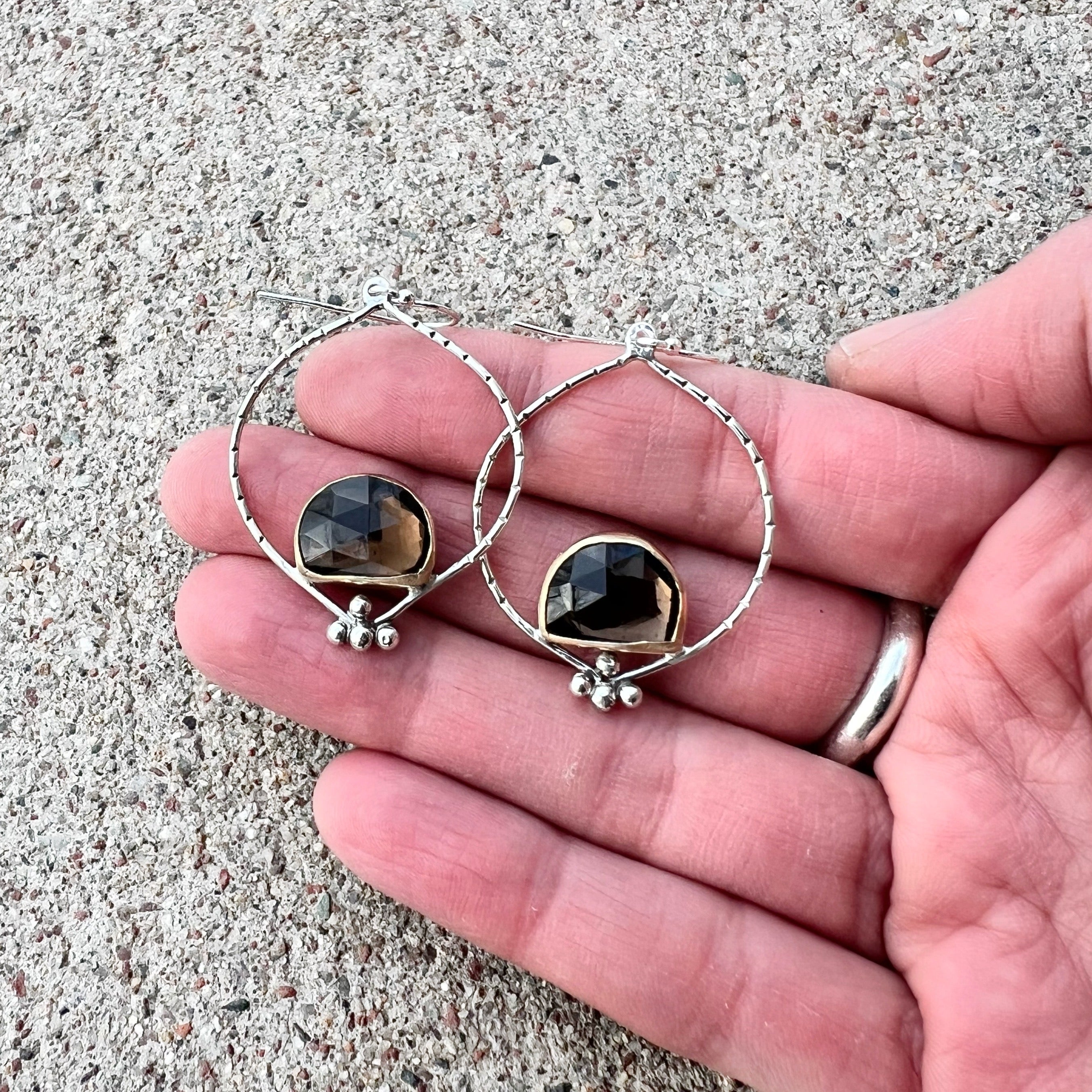 アクセサリー R.ALAGAN/KNOT SMOKY QUARTZ EARRINGS LeVian Smoky Quartz Earrings 001-210-00803 Cary | Joint