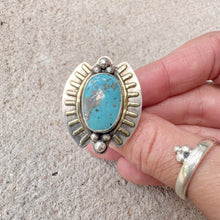 Load image into Gallery viewer, Turquoise Third Eye Ring