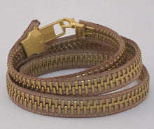 Load image into Gallery viewer, zipper wrap bracelet