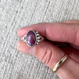 Bauble Ring Sapphire
