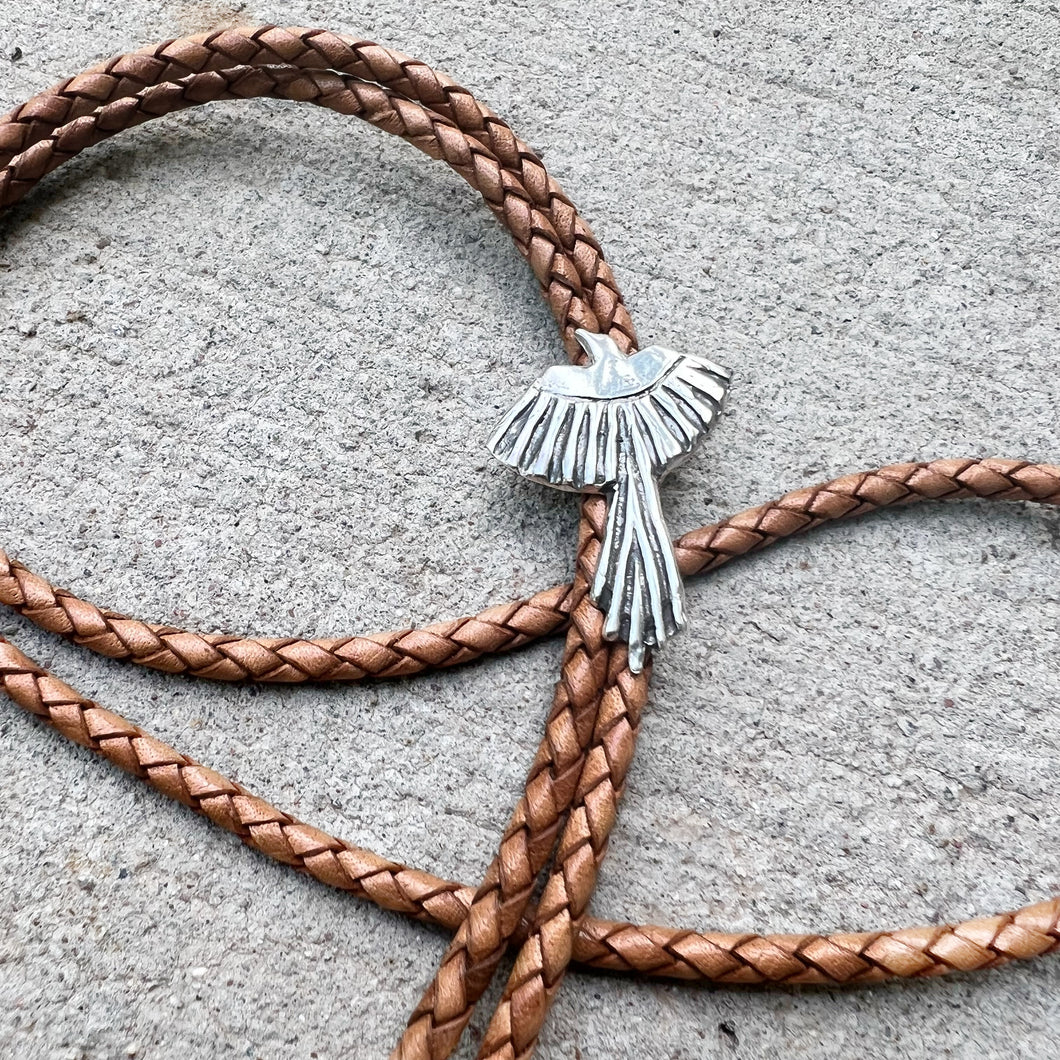 Thunderbird Bolo Tie Tan