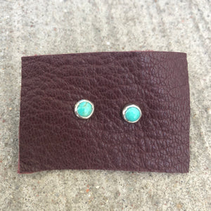 Turquoise studs small