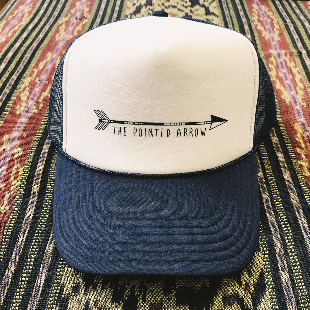 Pointed Arrow Hat Navy