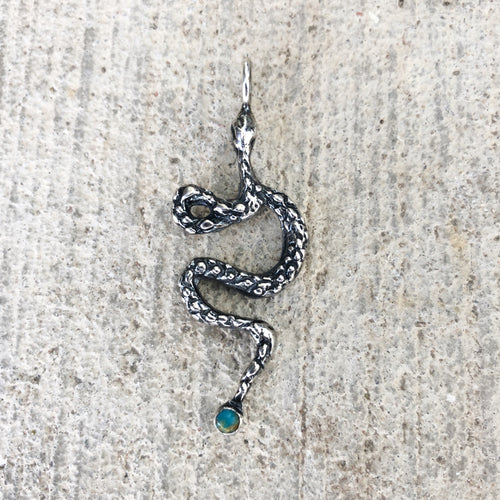 Snake Necklace Turquoise