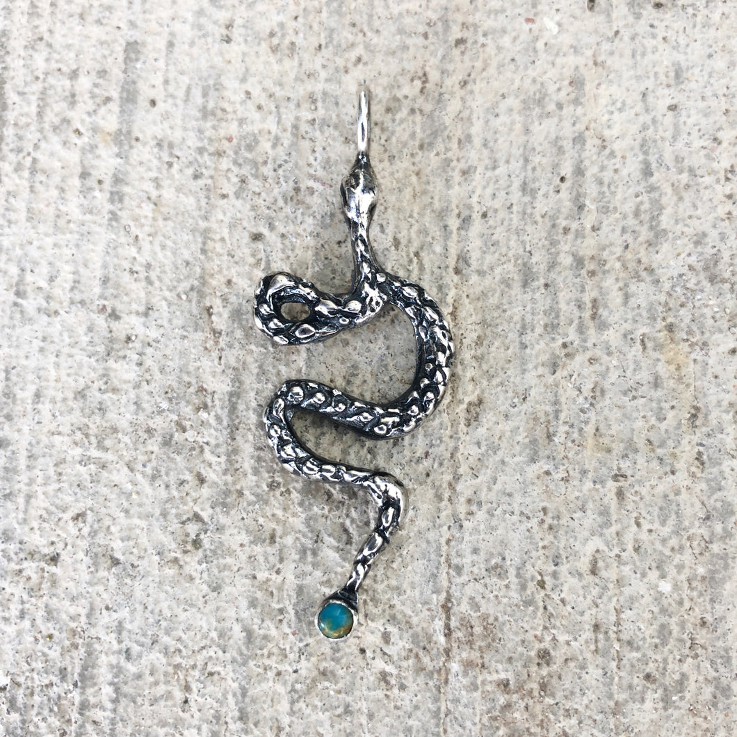 Snake Necklace Turquoise